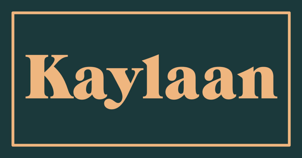 Kaylaan is the Nepalese word for, "Wishing you good health"